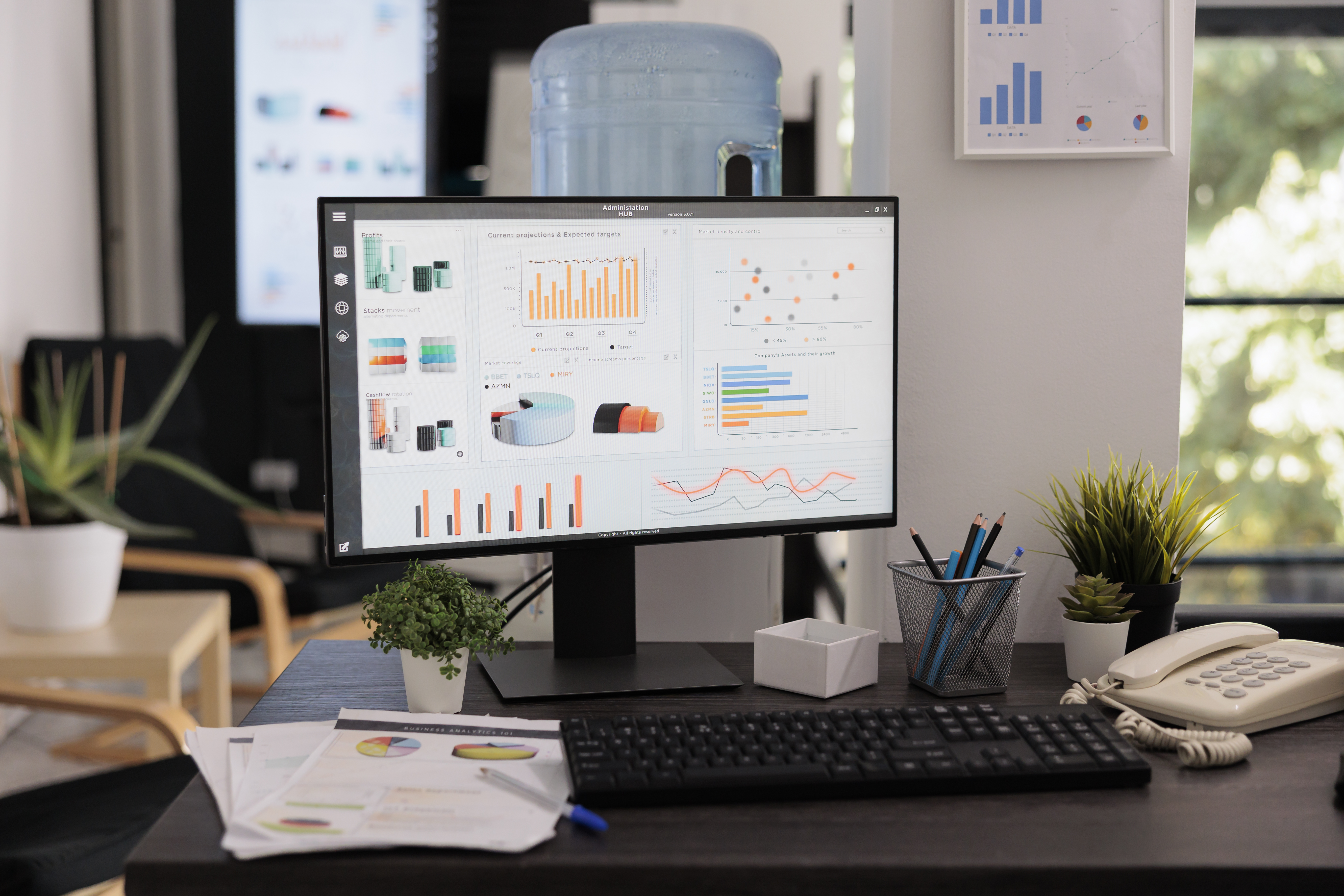 التقارير الإدارية والمالية ولوحات القيادة الرقمية:  تصميم Dashboards باستخدام Power BI وExcel